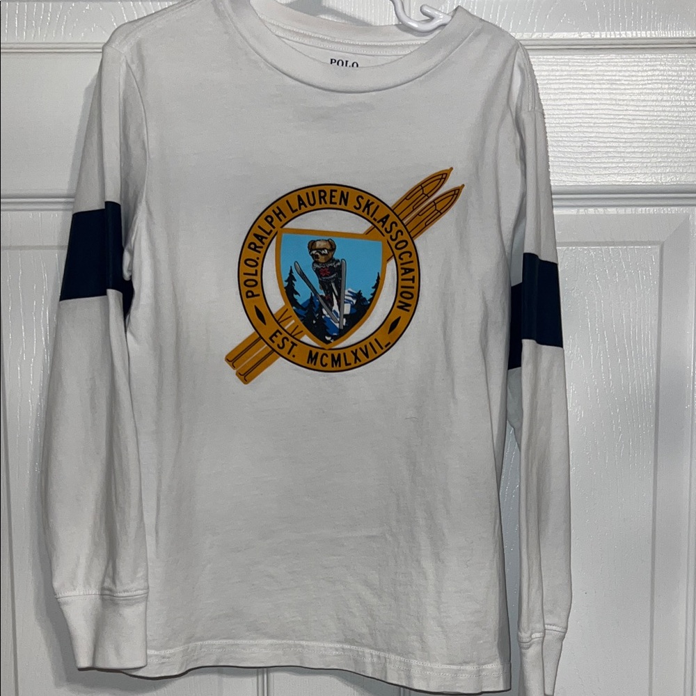 Polo by Ralph Lauren Ski Bear-  Long Sleeve Tee Boys size 6